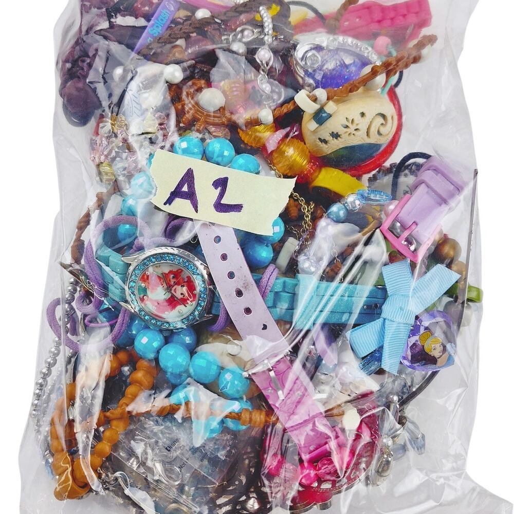 Disney Princess Mystery Kids Jewelry Bundle – 2 Pounds AS-IS Lot A2
